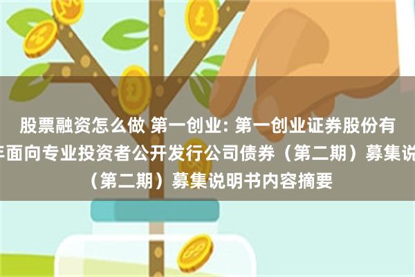 股票融资怎么做 第一创业: 第一创业证券股份有限公司2024年面向专业投资者公开发行公司债券（第二期）募集说明书内容摘要