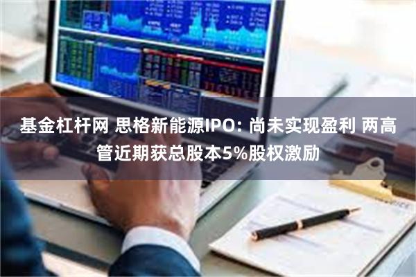 基金杠杆网 思格新能源IPO: 尚未实现盈利 两高管近期获总股本5%股权激励